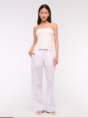 NWT Abercrombie Eyelet Pants